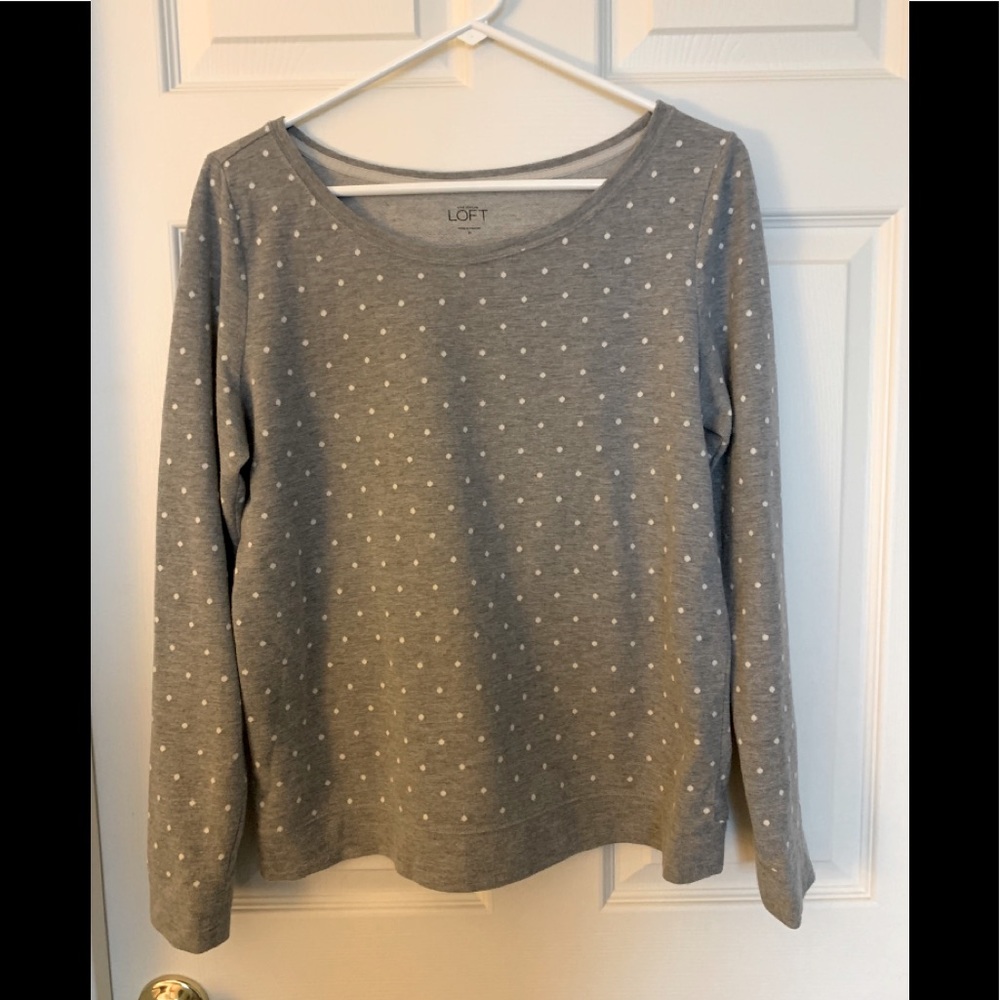 Loft Polka Dot Sweatshirt